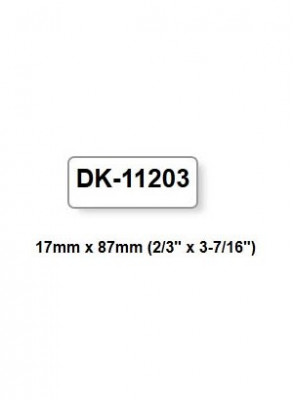 DK-11203 (เนื้อกระดาษ/ขาว)