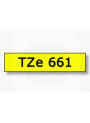 TZe-661 (36มม. x 8เมตร พื้นเหลือง ตัวอักษรดำ)