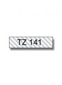 TZe-141 (18มม. x 8เมตร พื้นใส ตัวอักษรดำ)