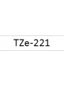 TZe-221 (9มม. x 8เมตร พื้นขาว ตัวอักษรดำ)