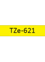 TZe-621 (9มม. x 8เมตร พื้นเหลือง ตัวอักษรดำ)